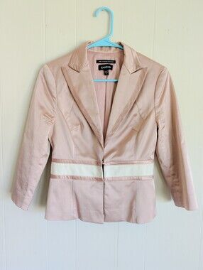 Bebe Vintage Light Pink Blazer